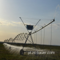 Sistema de pivô central de irrigação automático para plantas ao ar livre